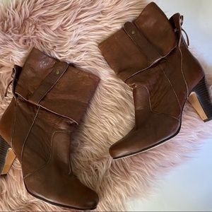 Dolce Vita Webber Leather Boots Brown Size 8,5